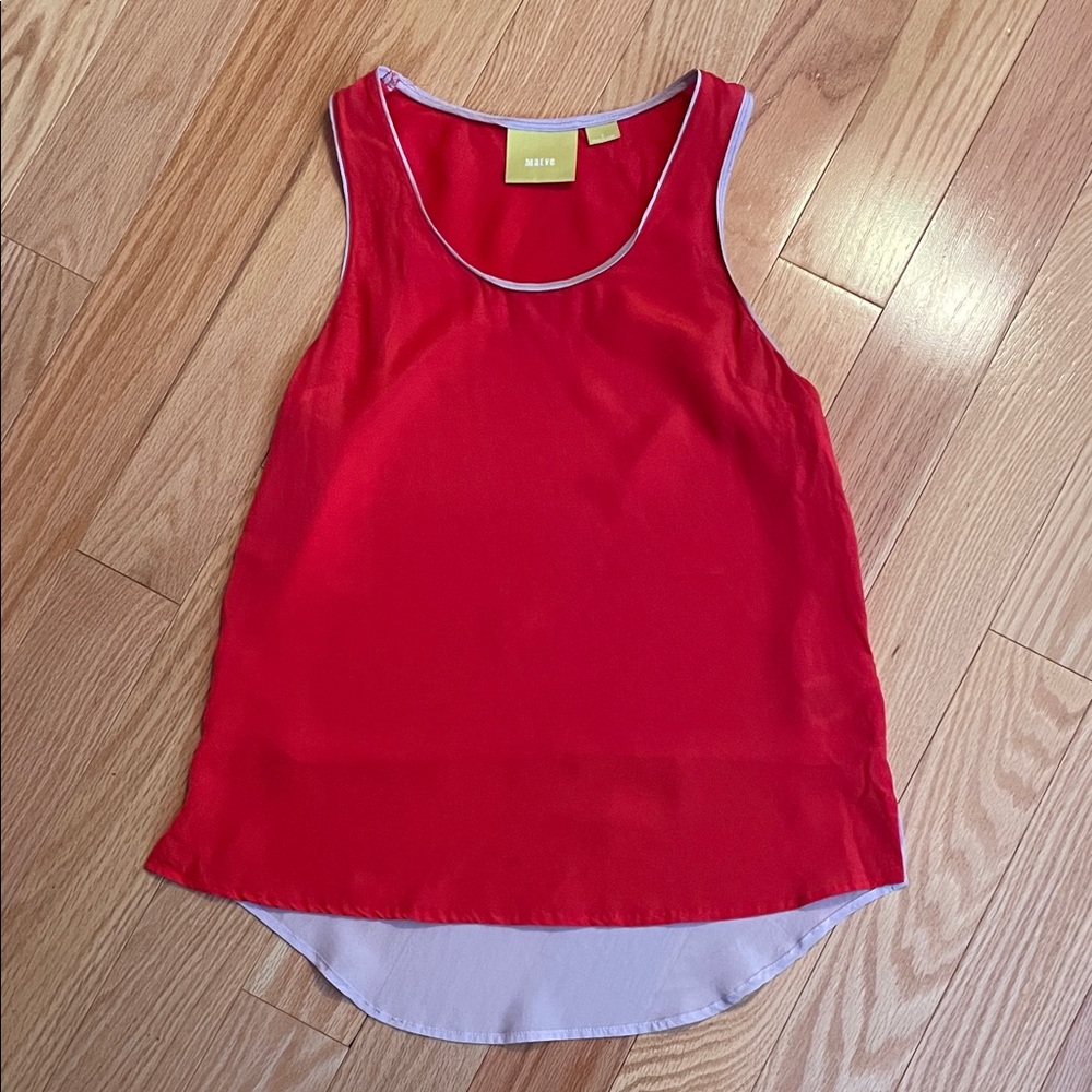 Anthropolgie Maeve Silk Top Size 2